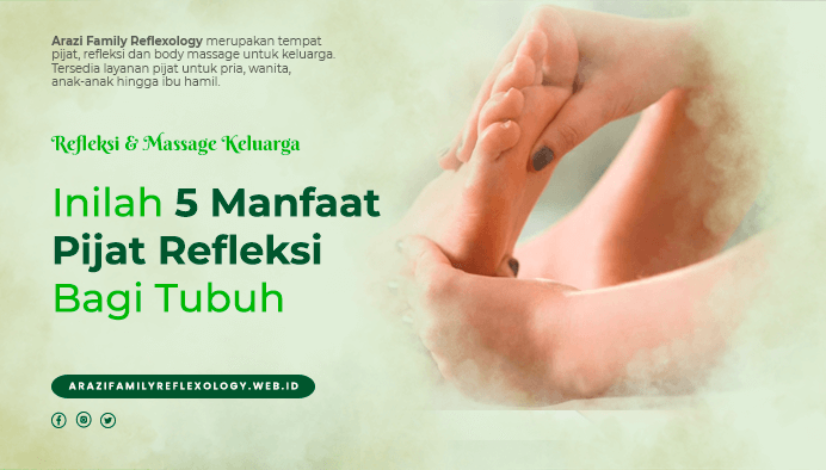 5 Manfaat Pijat Refleksi